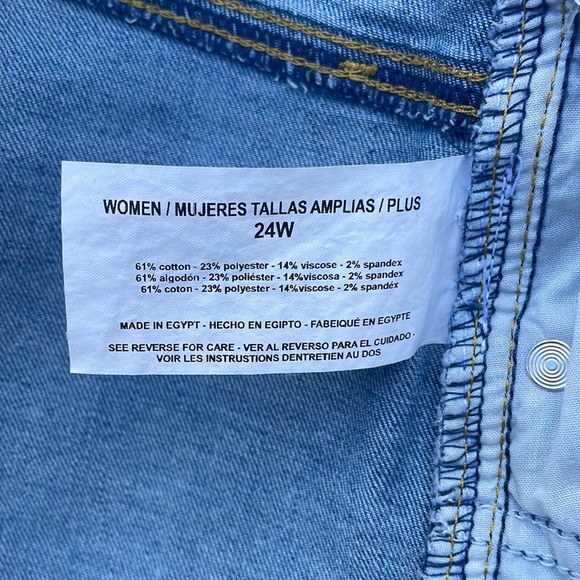 NWT Gloria Vanderbilt Morocco Mid Rise Bermuda Denim Shorts - Picture 7 of 7